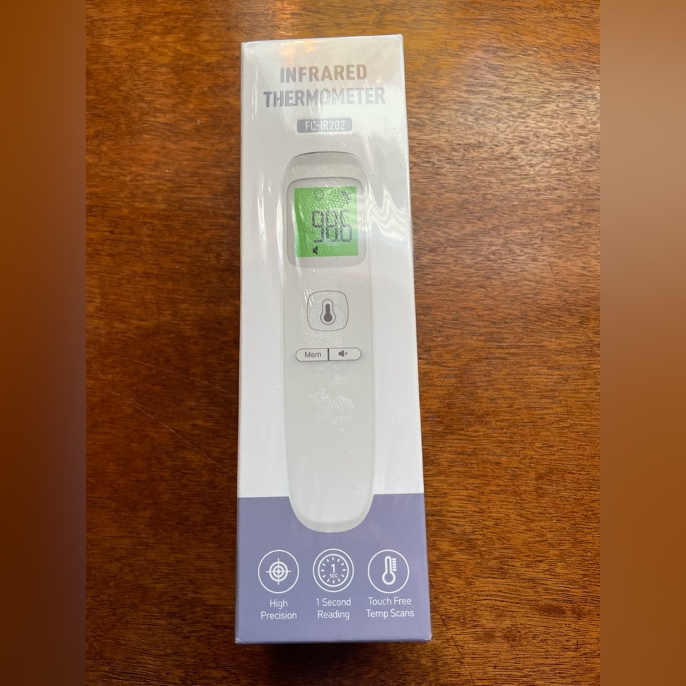 New Medical Infrared Thermometer Touchless w/ Color Indicators